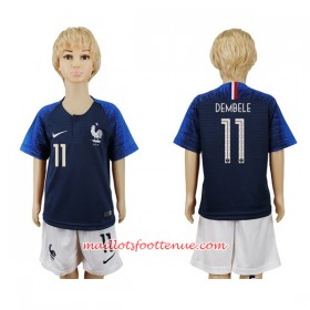Maillot/Tenue France Dembele 11 Enfant Domicile Coupe du monde 2018